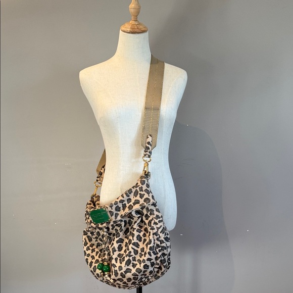 Marc by Marc Jacobs Leopard Print Leather Hobo – Rare Vintage – Pre‑Loved